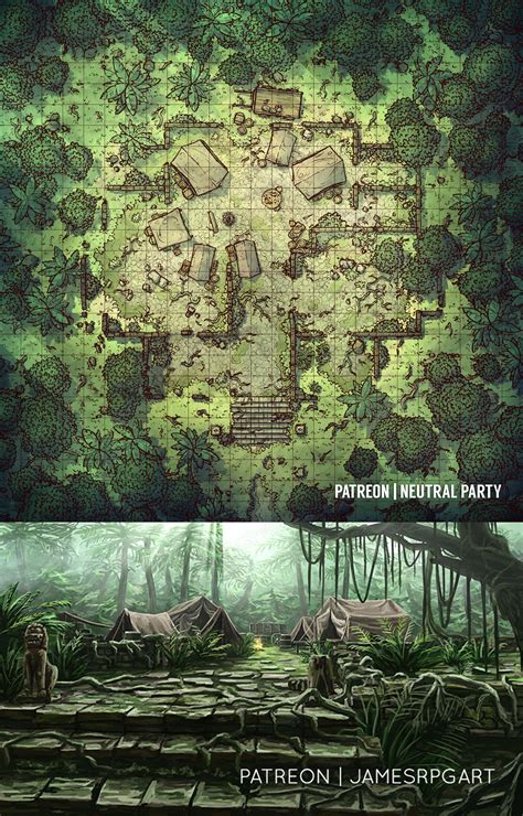 Jungle Battle Map Dnd 5e Deondees Wallpaper All In One Photos
