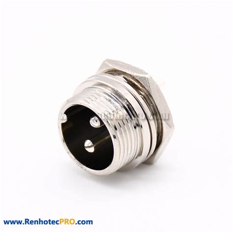 Gx16 Connector 2 Pin Straight Standard Type Female Pulg To Male Socket
