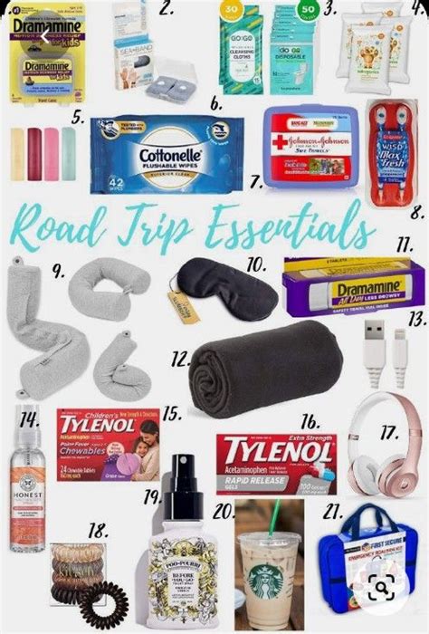 Road Trip Essentials For Teens Road Trip Essentials List Road Trip