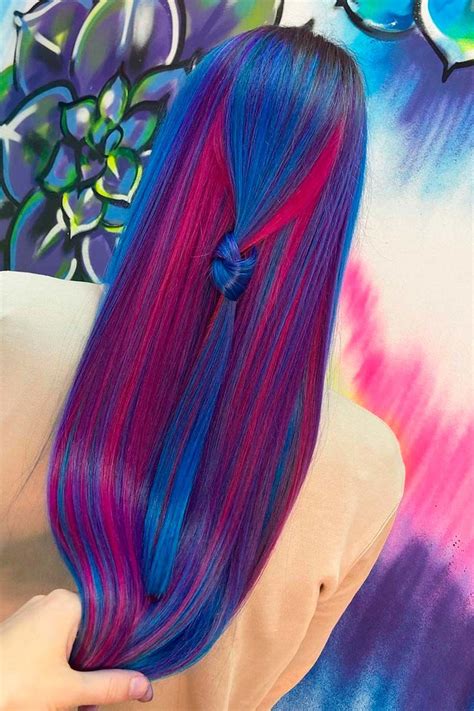 Purple color is always the fashionable color and we can have dark purple or lilac. Fabulous Purple and Blue Hair Styles | LoveHairStyles.com