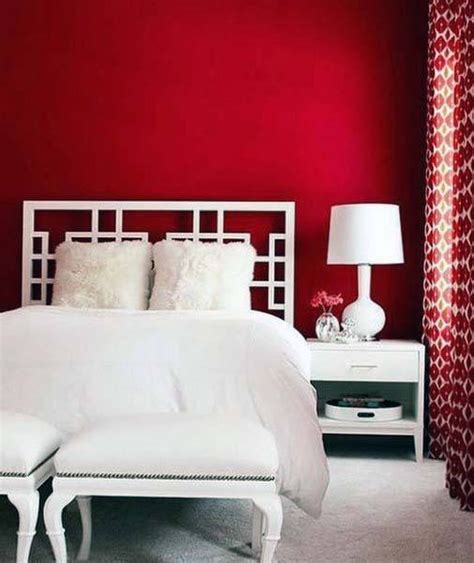 29 Red Bedroom Ideas To Infuse Elegance Into Your Home Red Bedroom Walls Bedroom Red Red