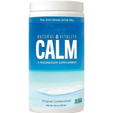 Natural Vitality Calm Original Unflavored 16 Oz Pwdr Swanson
