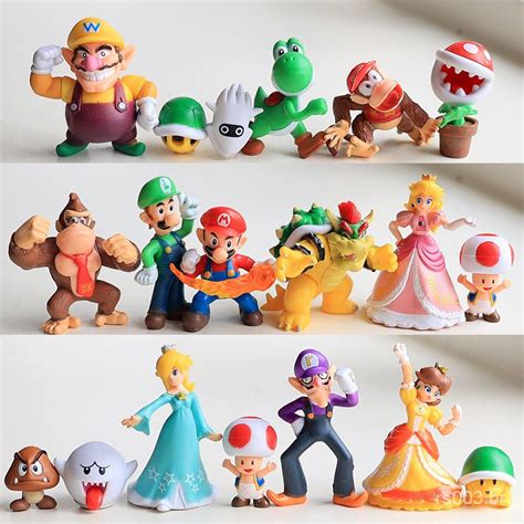 Bonecas De PVC Super Mario Bros Brinquedos Para Bonecos De PVC