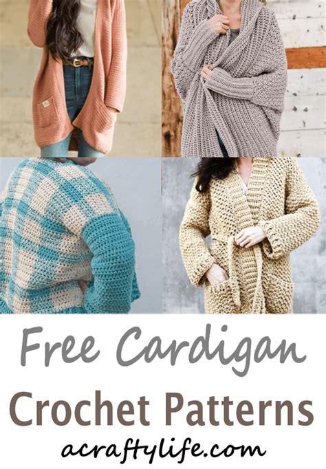 Cozy Crochet Cardigan Free Patterns Tips A Crafty Life