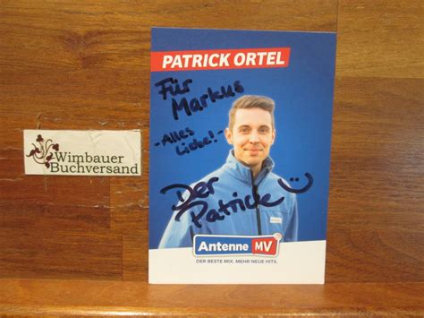 Original Autograph Patrick Ortel Antenna MV // Autograph Autograph Signed Sig | eBay