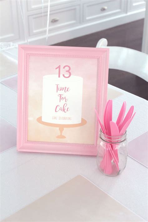 peach and pink ombre watercolor 13th birthday party kara s party ideas 14th birthday party