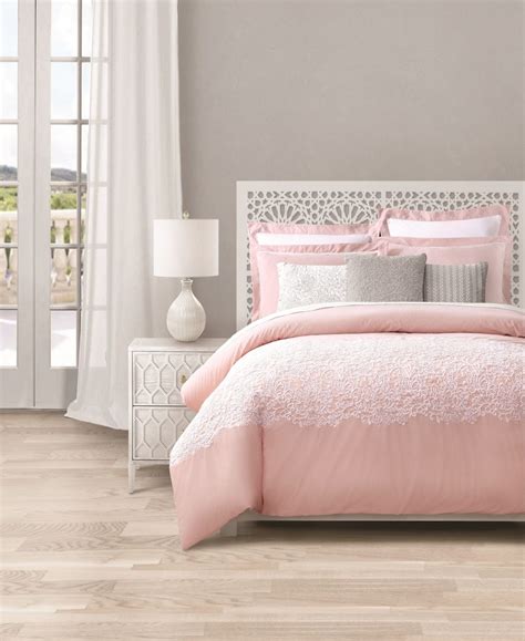 Home And Garden Comforters And Sets Twin Xl Full Queen Bed Solid Blush Pink