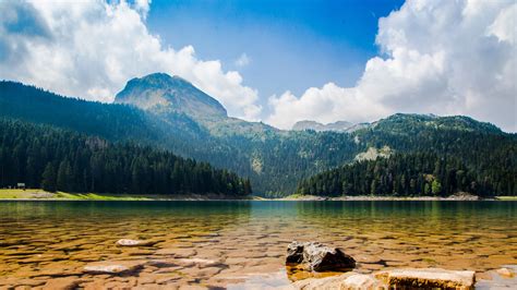 Black Lake Lake National Park Durmitor In Town Žabljak In Montenegro