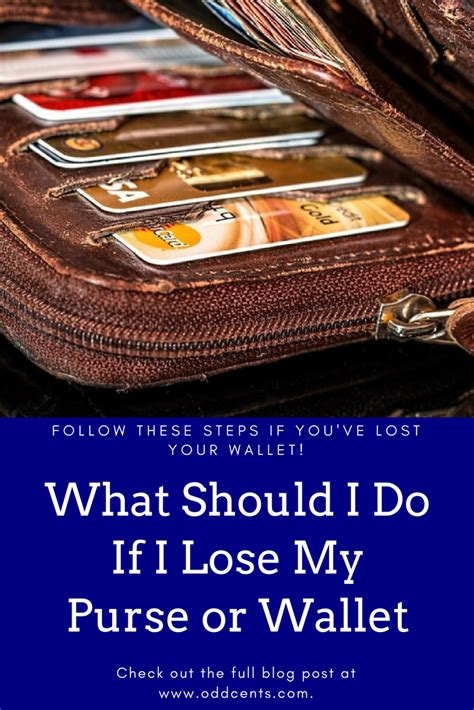 What Should I Do If I Lose My Purse Or Wallet Odd Cents Purses