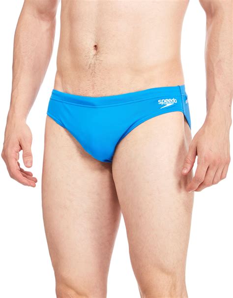 Speedo Synthetic Endurance Swimming Briefs In Blue For Men Lyst