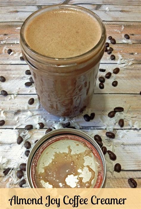 Add nutty chocolate and coconut flavor to your morning routine with almond joy coffee creamer. Almond Joy Coffee Creamer | Recipe | Coffee creamer recipe, Coffee creamer, Almond joy