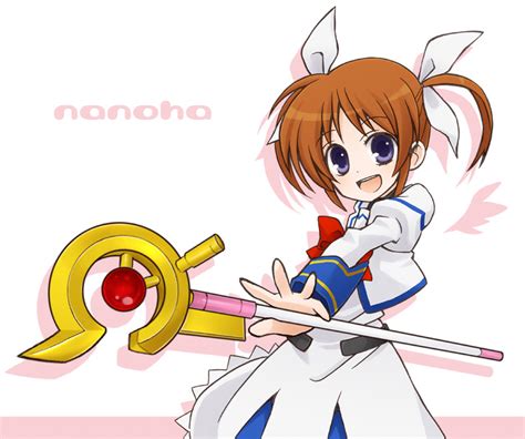 Takamachi Nanoha And Raising Heart Lyrical Nanoha And 1 More Drawn By