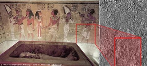experts scan for hidden chambers in king tutankhamun tomb daily mail online
