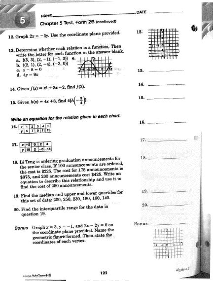 Chapter 5 Test Form 2b
