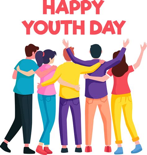 Global Youth Day 2021 Png International Happy Youth Day Png 2021