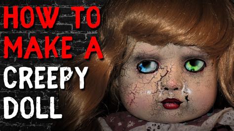 I Made A Creepy Doll Diy Halloween Prop Tutorial Dark Nook Youtube