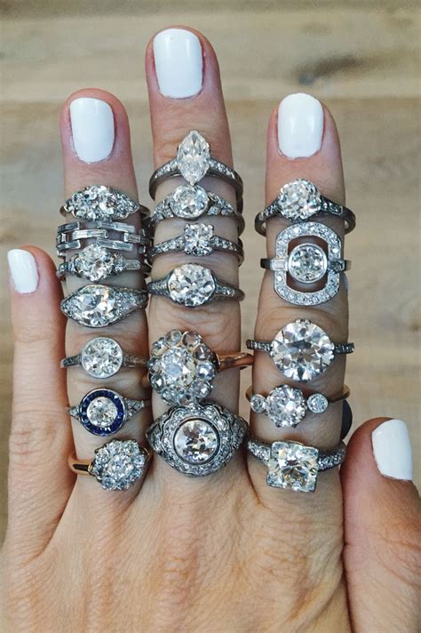 Unlike the previous era of softer lines and grace, the art deco period is. Vintage engagement rings featuring Victorian, Edwardian, and Art Deco rings from Erstwhile ...