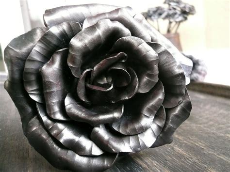 Iron Stein Forge Hand Forged Steel Rose Metal Roses Forging Metal