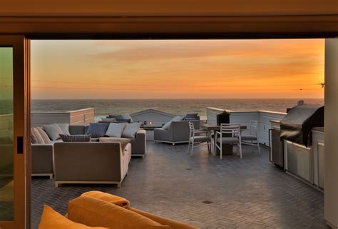 Ocean View Deck At Sunset Outdoor Patio Backyard Patio Luxury Real