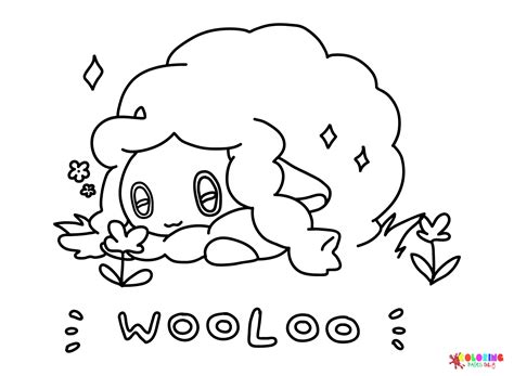 Wooloo From Pokemon Coloring Pages Wooloo Coloring Pages Desenhos