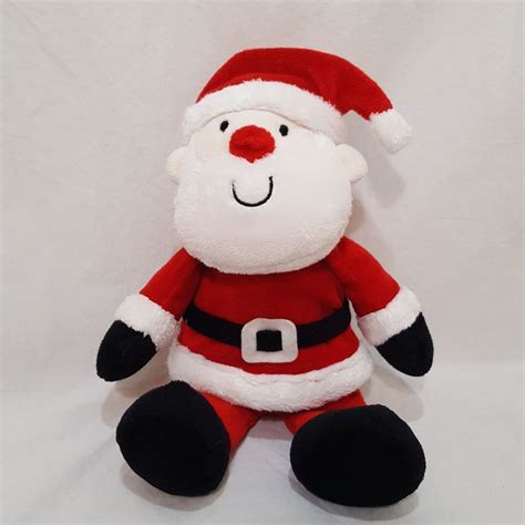 Santa Claus Christmas Plush Stuffed Animal 9 Toy Holiday Red White