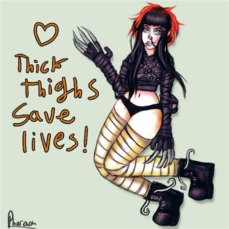 Thick Thighs Save Lives By Emikopharaoh On Deviantart