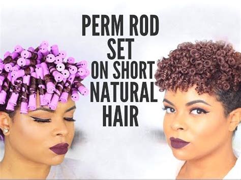 Dec 12, 2018 · today's hottest wet hairstyles are nothing like the crinkly, crispy, slightly greasy appearance of the infamous '80s wet look. Natural Hair | Perm Rod Set on Short Hair - No Heat ...