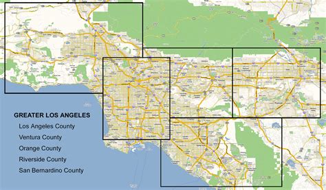 лос анджелес расположение на карте