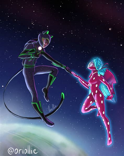 Artstation Miraculous Ladybug Fanart Space Suits