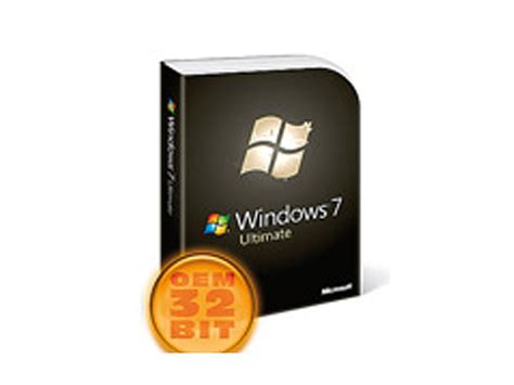 Microsoft Windows 7 Ultimate Oem 32 Bit Inkl Sp1