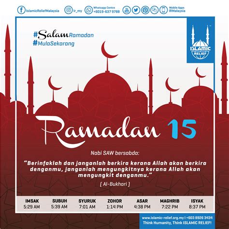 Day 4 | 1 julai 2018. Salam Ramadan - Islamic Relief Malaysia - 2018 - mula ...