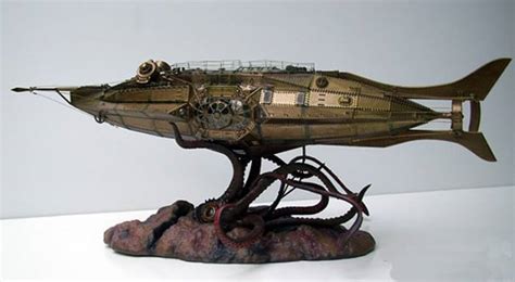 2013 0pegasus Hobby Jules Vernes Nautilus Submarine Kit In Scale 1144