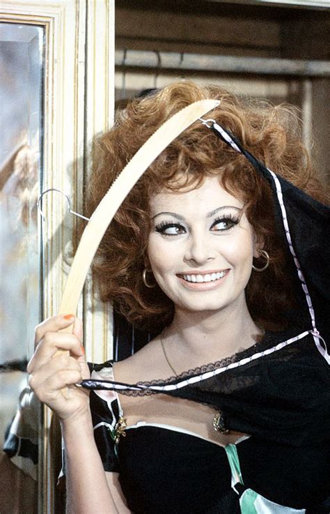 Sophia loren at her home. Sophia Loren on the set of Matrimonio all'italiana, 1964 ...