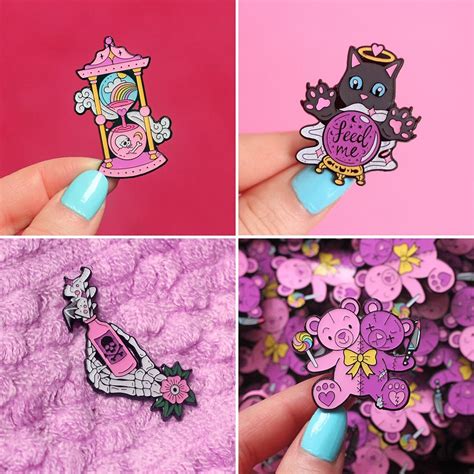 Creepy Cute Themed Mystery Seconds Pins Various Designs Lucky Dip