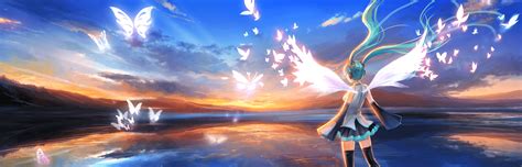 Anime Dual Monitor Wallpapers Top Free Anime Dual Monitor Backgrounds