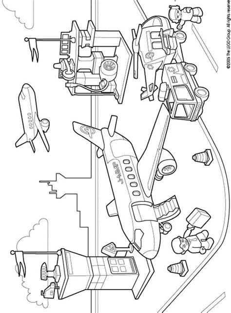 Download Lego Duplo Coloring Pages Airport