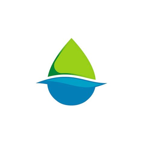Premium Vector Clean Drop Water Logo