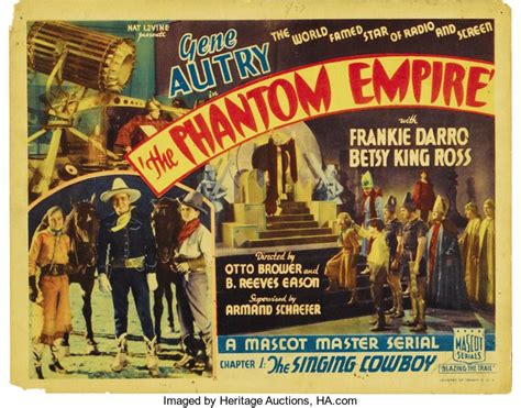 Movie Postersscience Fiction The Phantom Empire Mascot 1935 Lobby