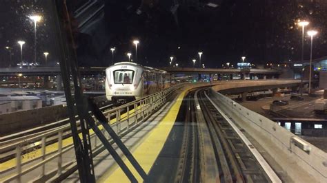 Airtrain Jfk Hd Night Ride From Jamaica Station To Terminal 5 Station