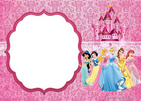 Disney Princess Free Printable Invitations