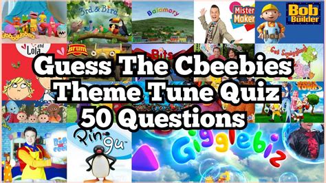 Guess The Cbeebies Theme Song Quiz 50 Questions Early 2000s 2010s