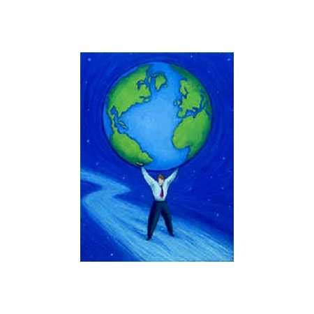 Check spelling or type a new query. Stock Illustration - Man Holding Up The World