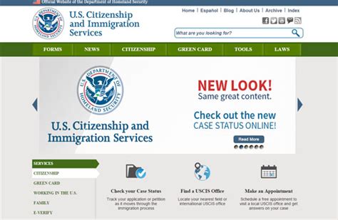 Uscis Website Redesigned With Enhanced Mobile Tool Personnel Concepts