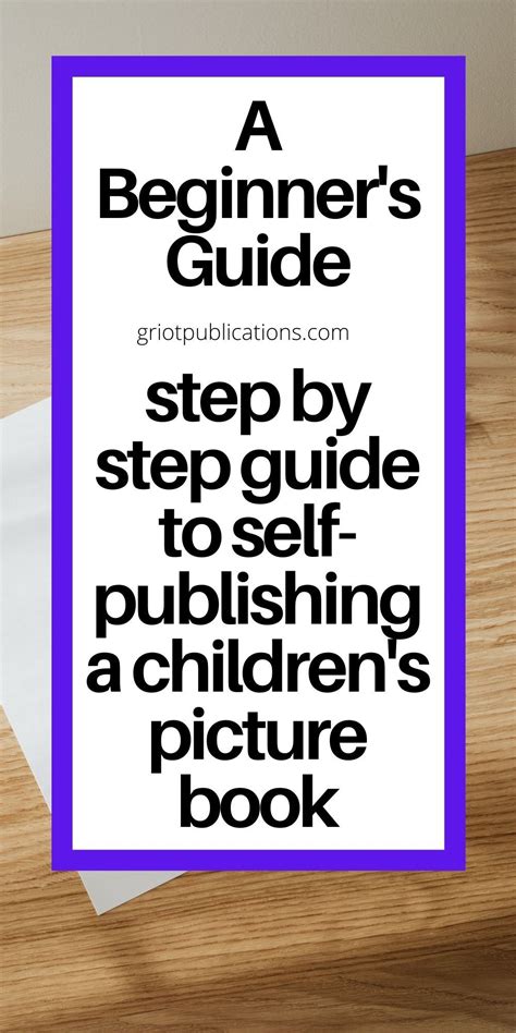 In this post, we'll show you how to publish a children's book and get it into the hands (and hearts) of young for example, penguin australia encourages children's authors to submit directly while their us and uk. A step by step guide on how to self-publish a Children's ...