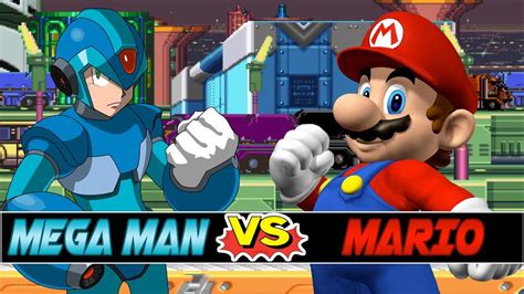 Mugen Battles Mega Man Vs Mario Capcom Vs Nintendo Youtube