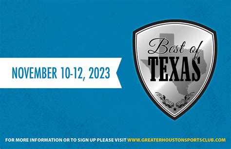 2023 Best Of Texas Greater Houston Sports Club