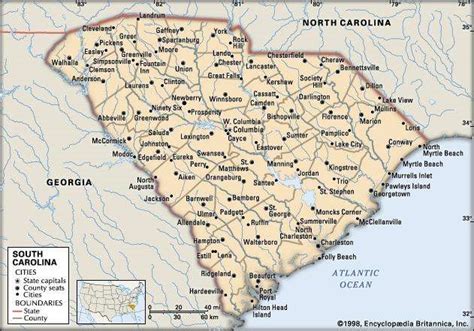 South Carolina Capital Map Population History