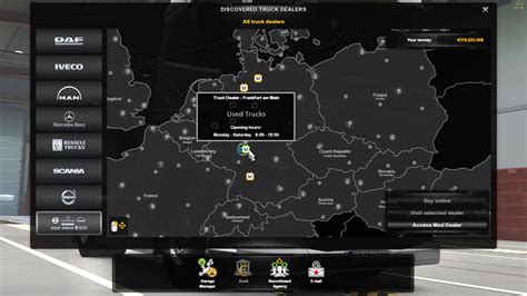 Used Trucks Dealer V Ets Mods Ets Map Euro Truck