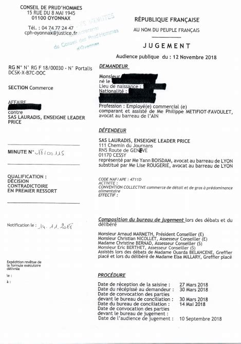 60 jugements en ligne