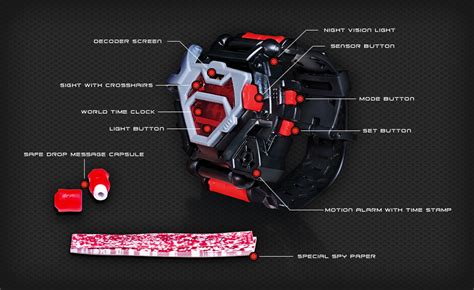Spy Gear - FIELD AGENT SPY WATCH
